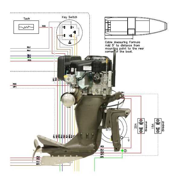 outboard motor parts diagram