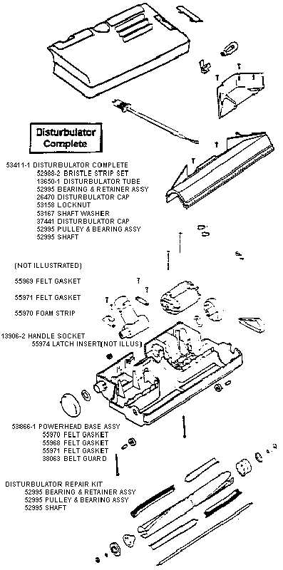 canister vacuum kenmore vacuum model 116 parts diagram