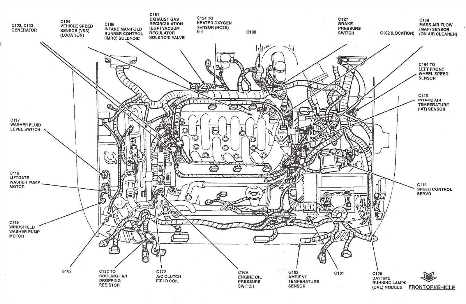 ford explorer body parts diagram