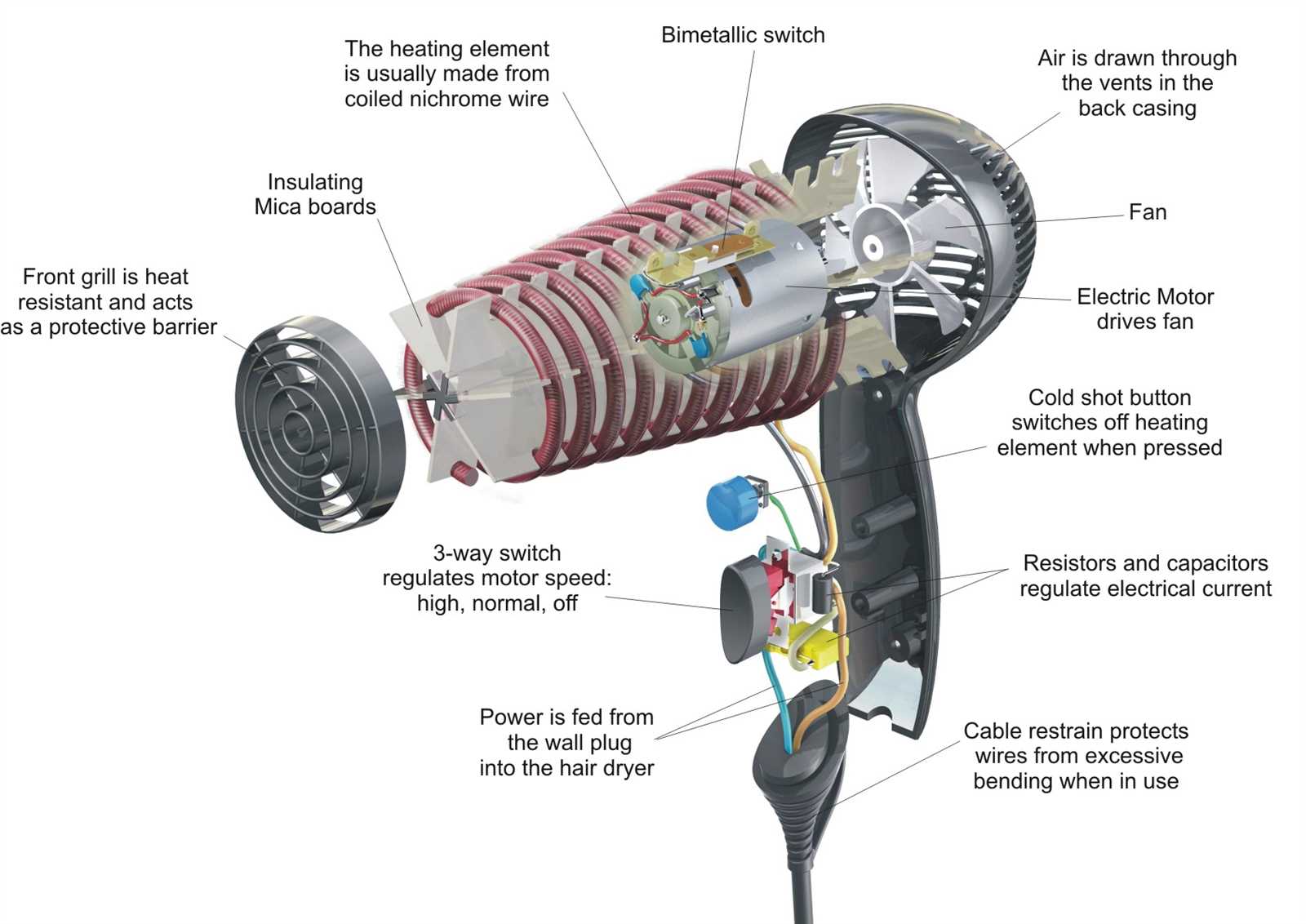 dryer diagram of parts