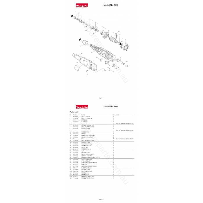 makita 5007mg parts diagram