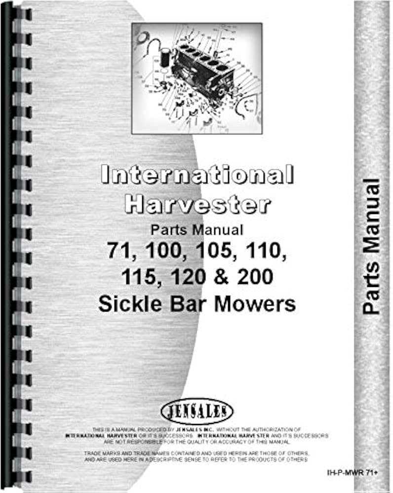 ih sickle mower parts diagram