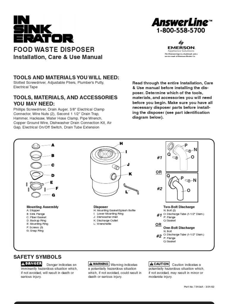 badger 5 insinkerator garbage disposal parts diagram