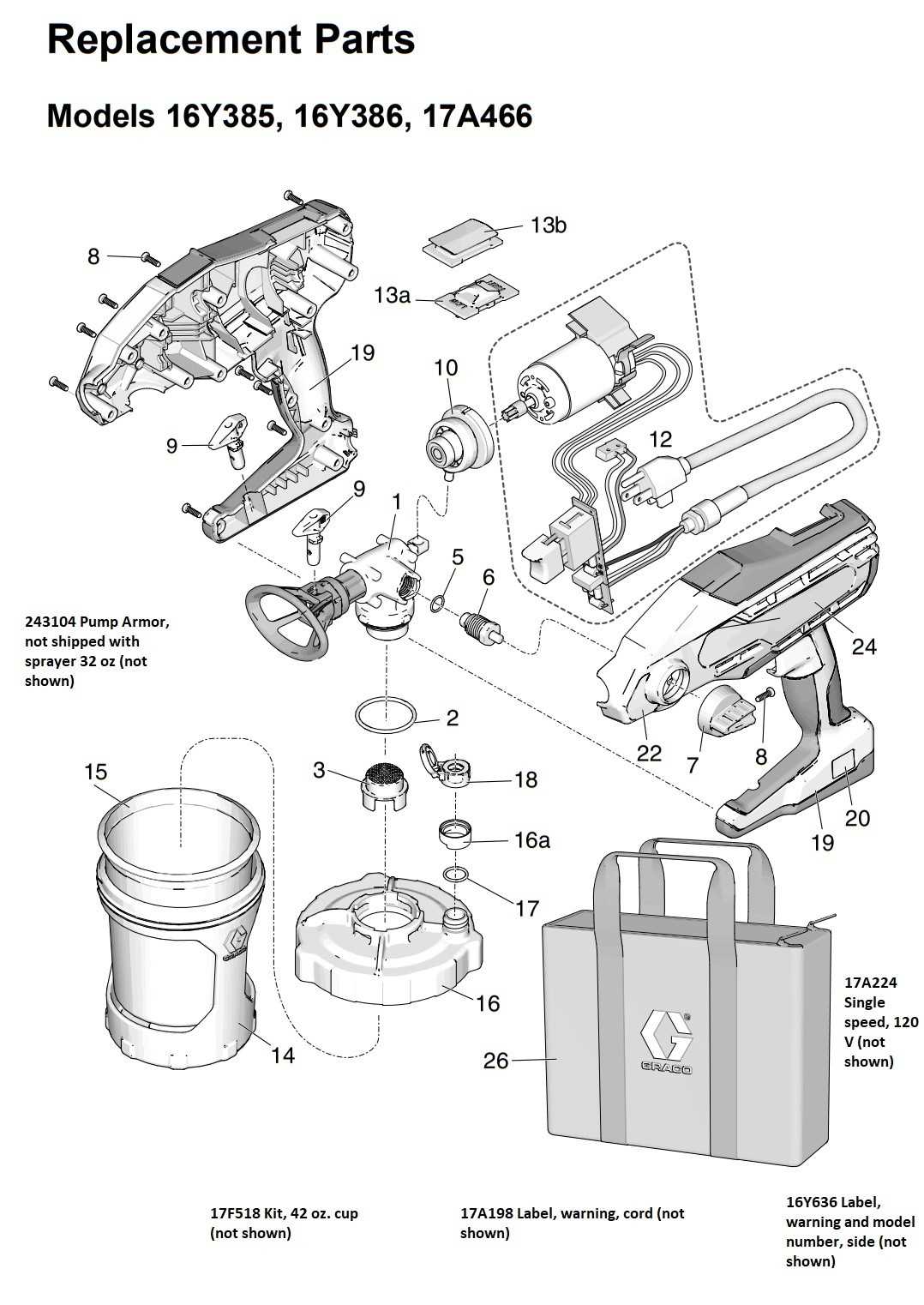 graco pump parts diagram