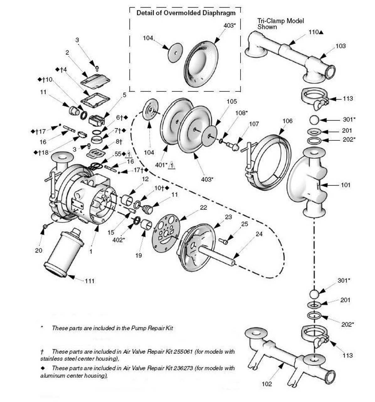 paco pump parts diagram