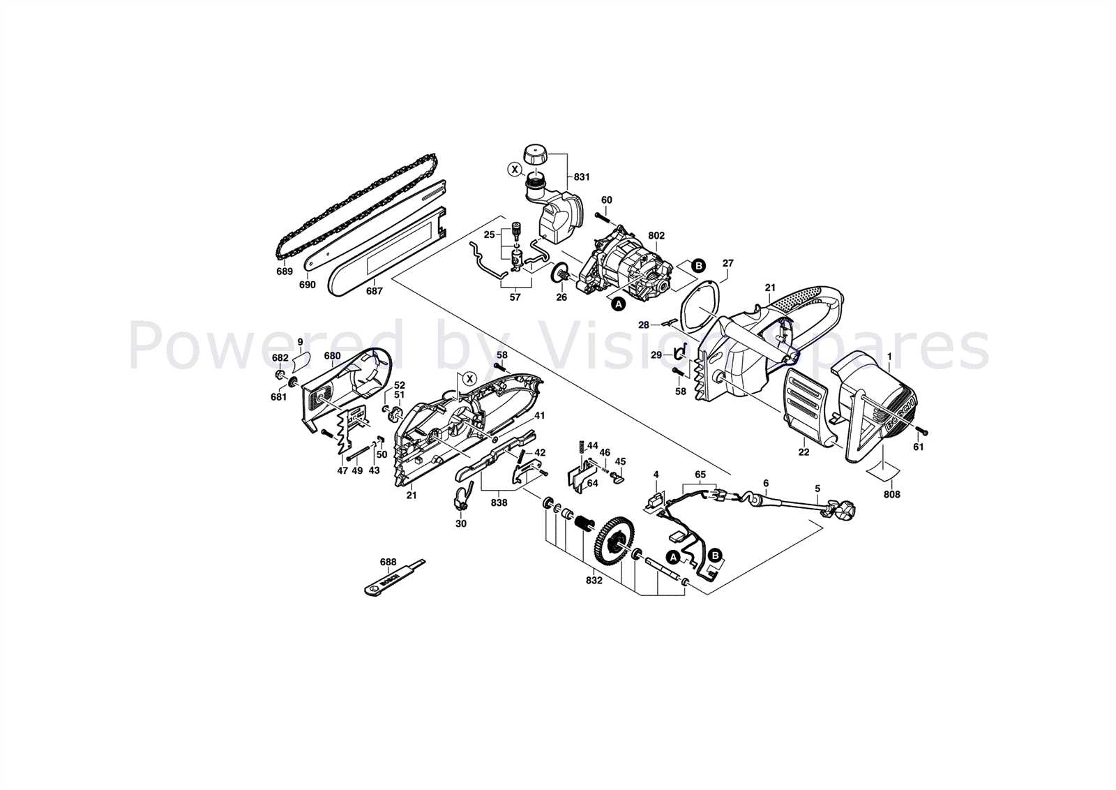 partner chainsaw parts diagram