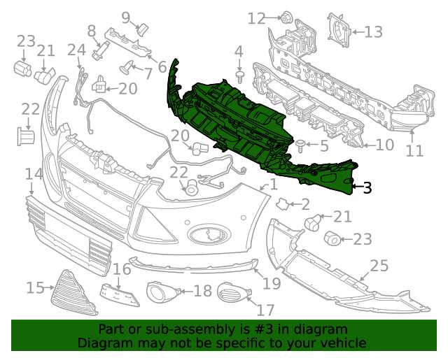 parts catalogue ford focus body parts diagram