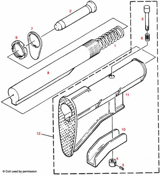 parts diagram for ar 15