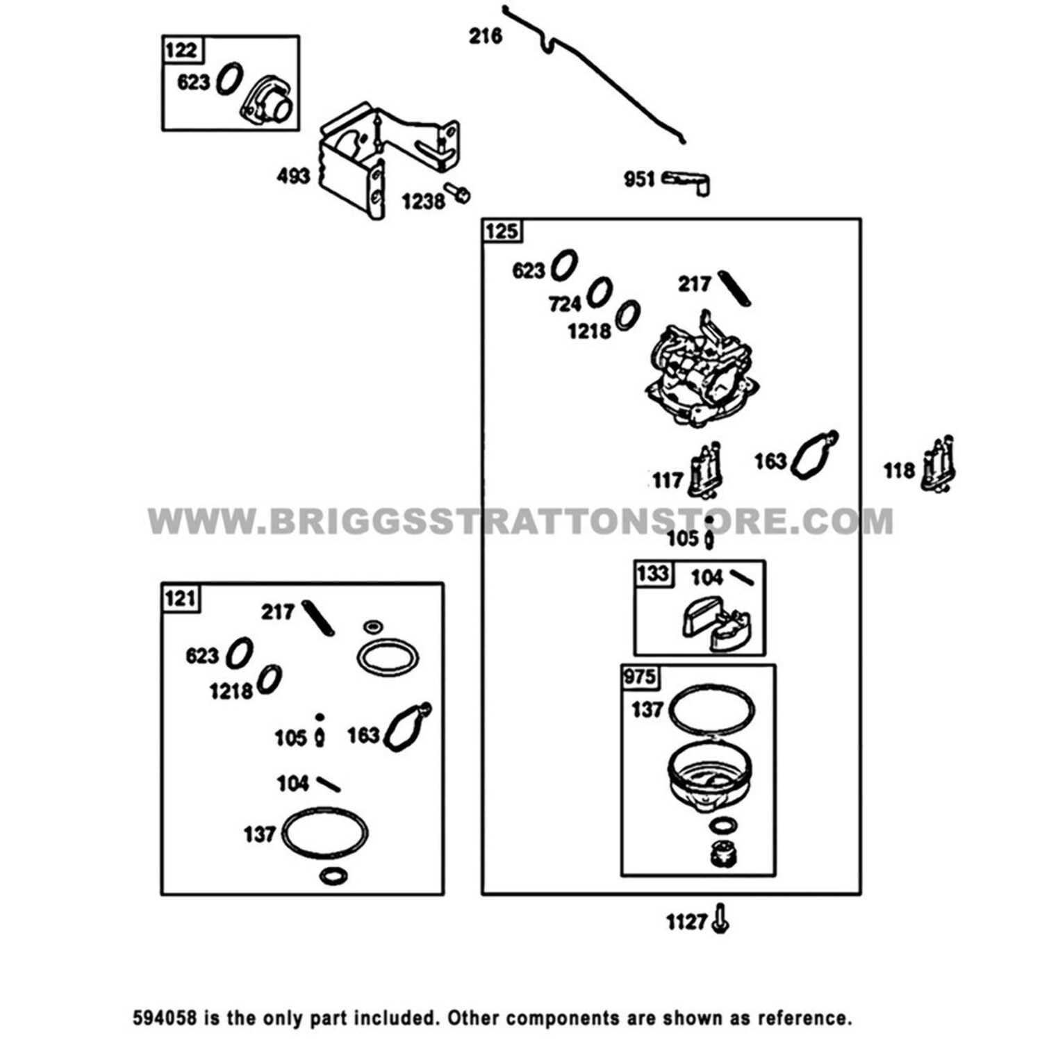 parts diagram for briggs and stratton carburetor