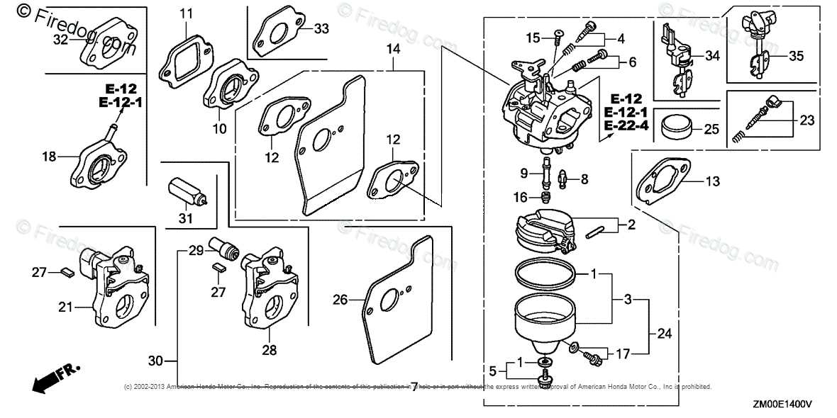 parts diagram honda