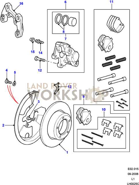 parts of a brake caliper diagram