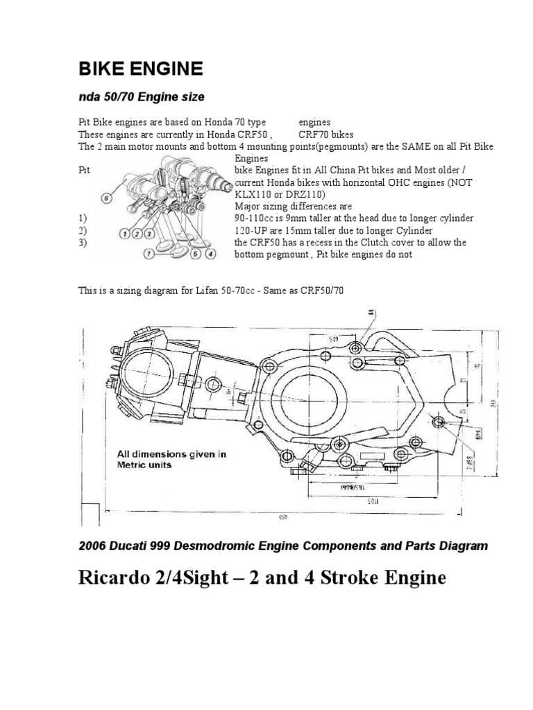 parts of a dirt bike engine diagram