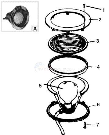 parts of a light fixture diagram