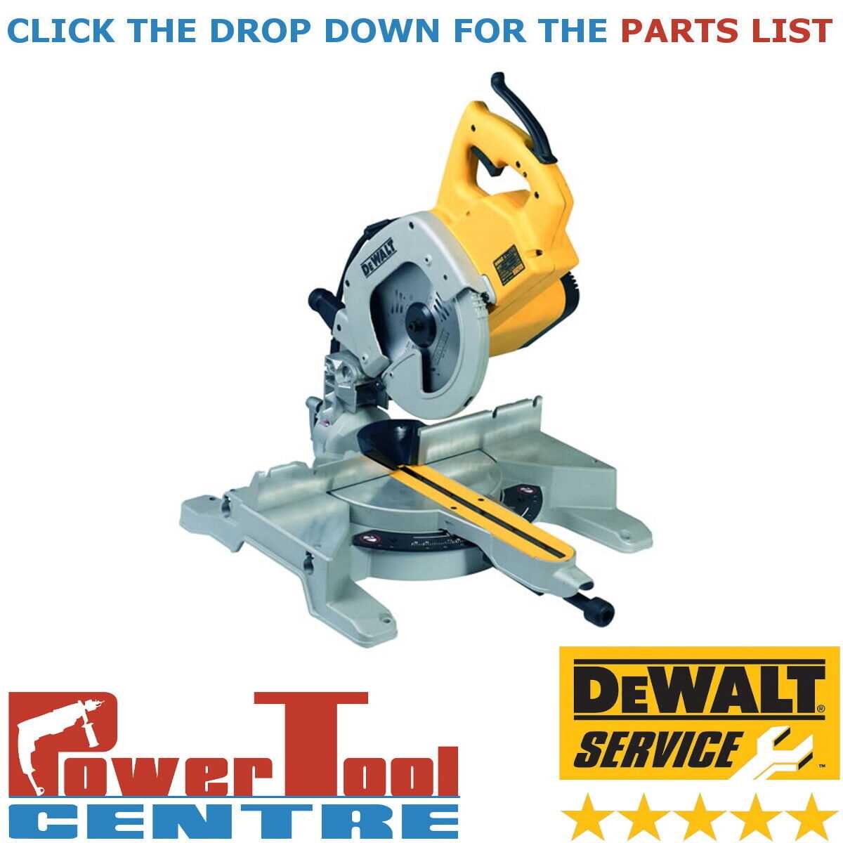 parts of a miter saw diagram