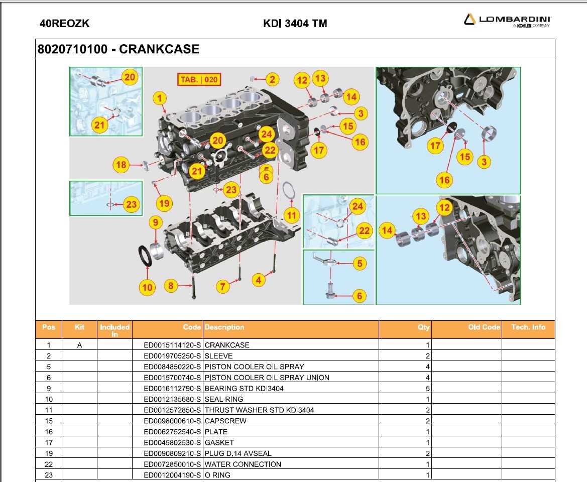 kohler parts diagram