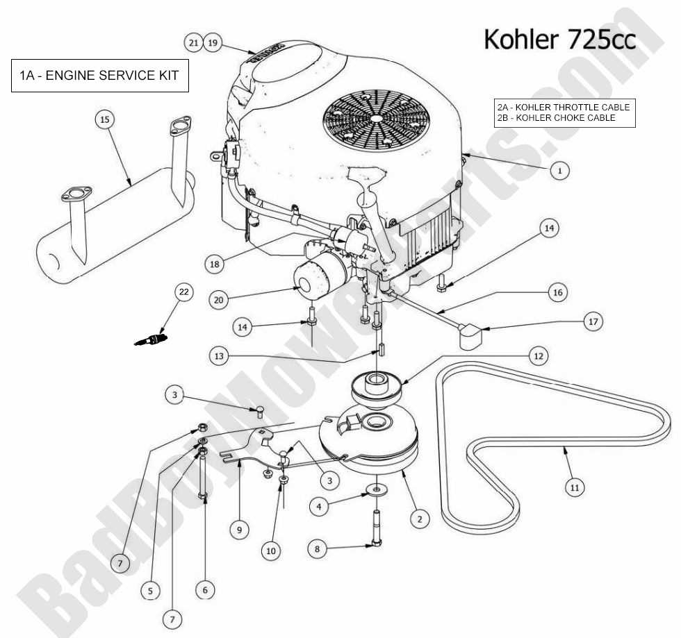 kohler engine parts diagram