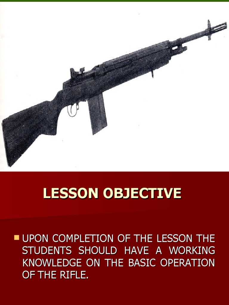 m14 rifle basic parts diagram