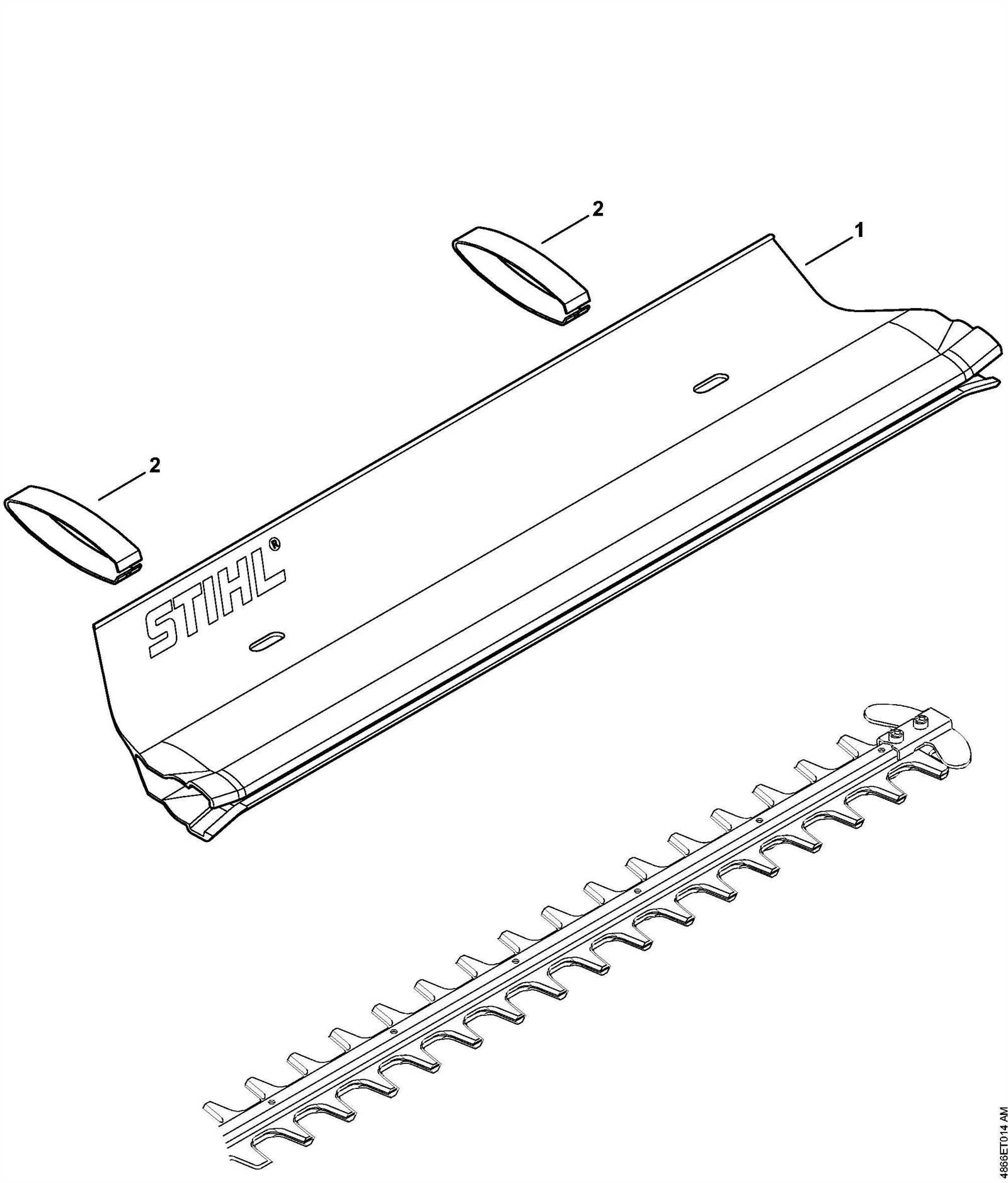 hedge trimmer stihl hs 46 c parts diagram