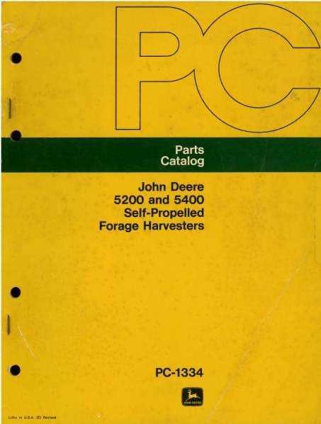 john deere 5200 parts diagram