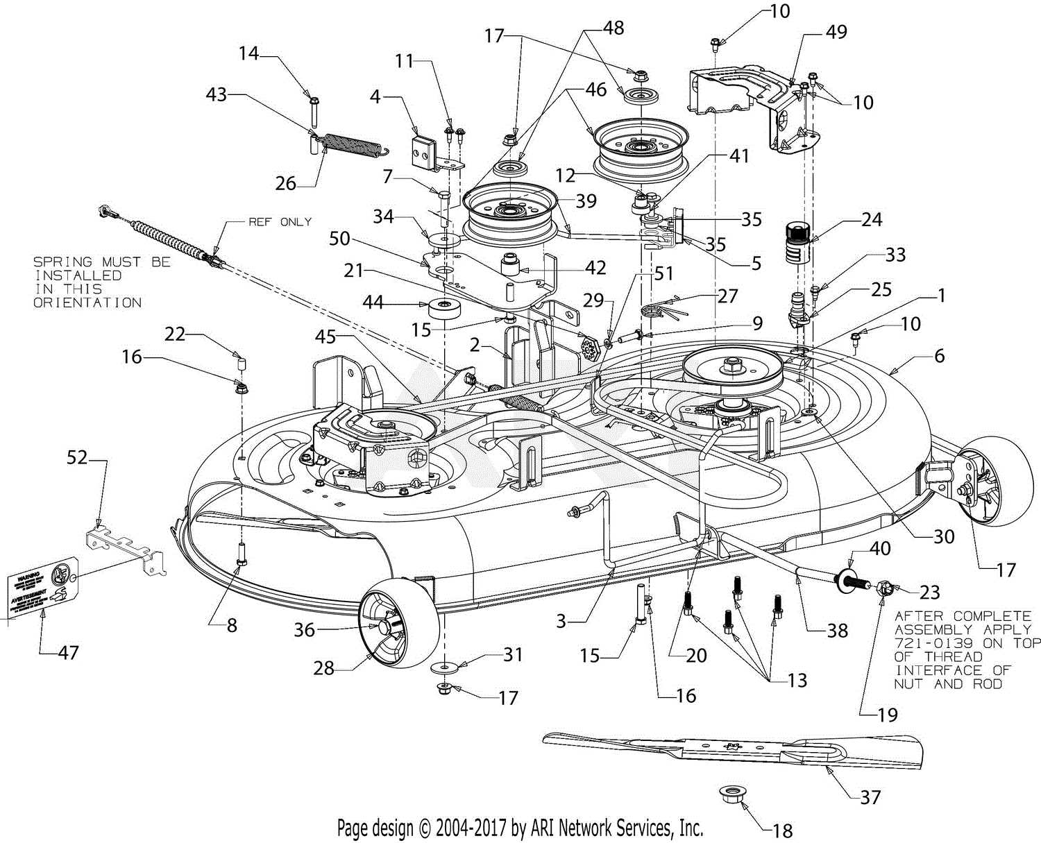 craftsman yts3000 parts diagram