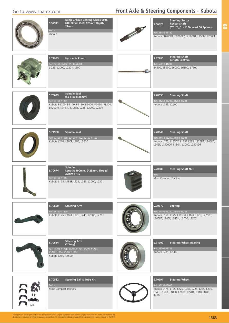 front axle parts diagram