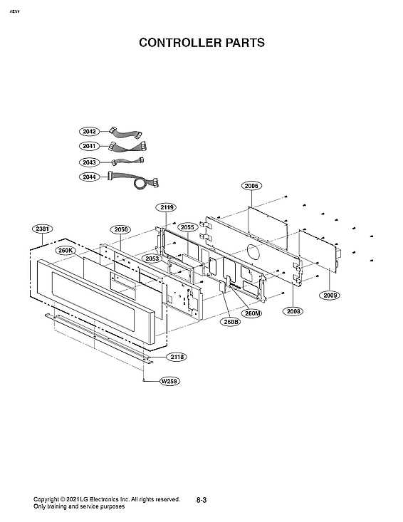 lg microwave parts diagram