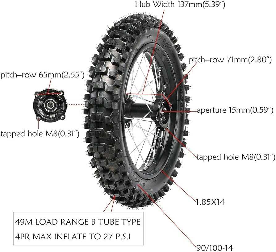 bike tire parts diagram