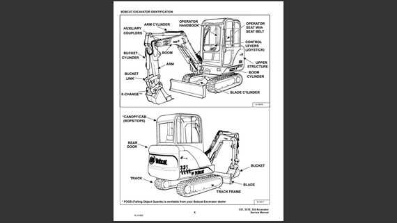 bobcat 334 parts diagram