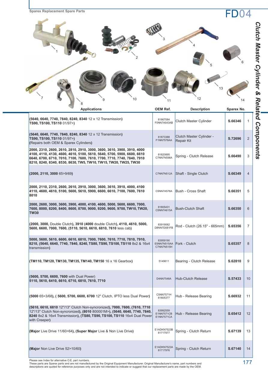 ford 6610 parts diagram