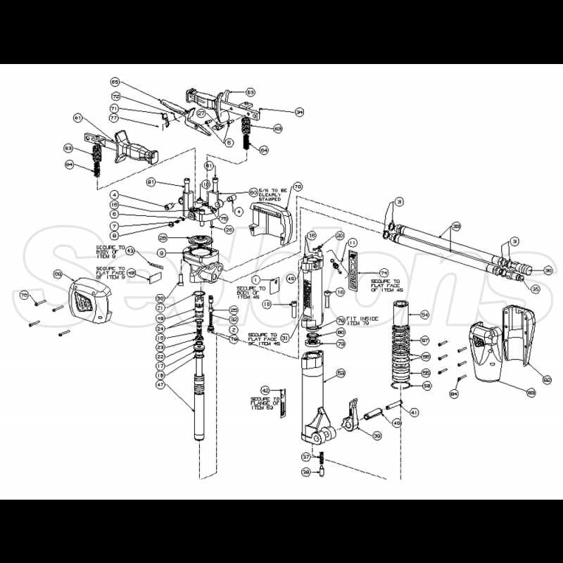 jackhammer parts diagram