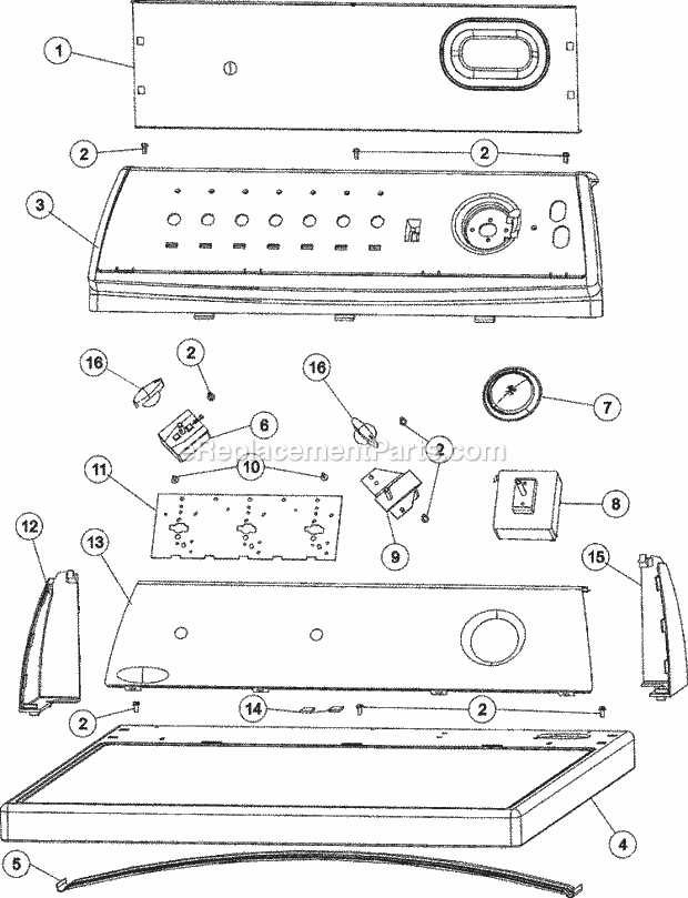 maytag performa washer parts diagram