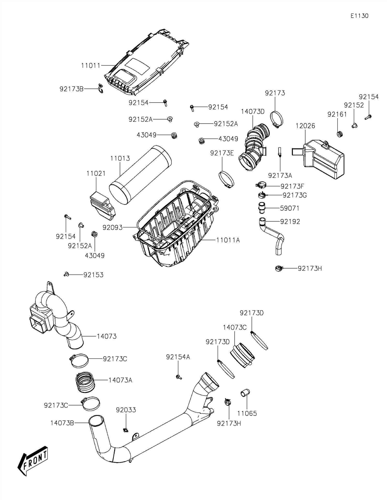 kawasaki mule pro fxt parts diagram