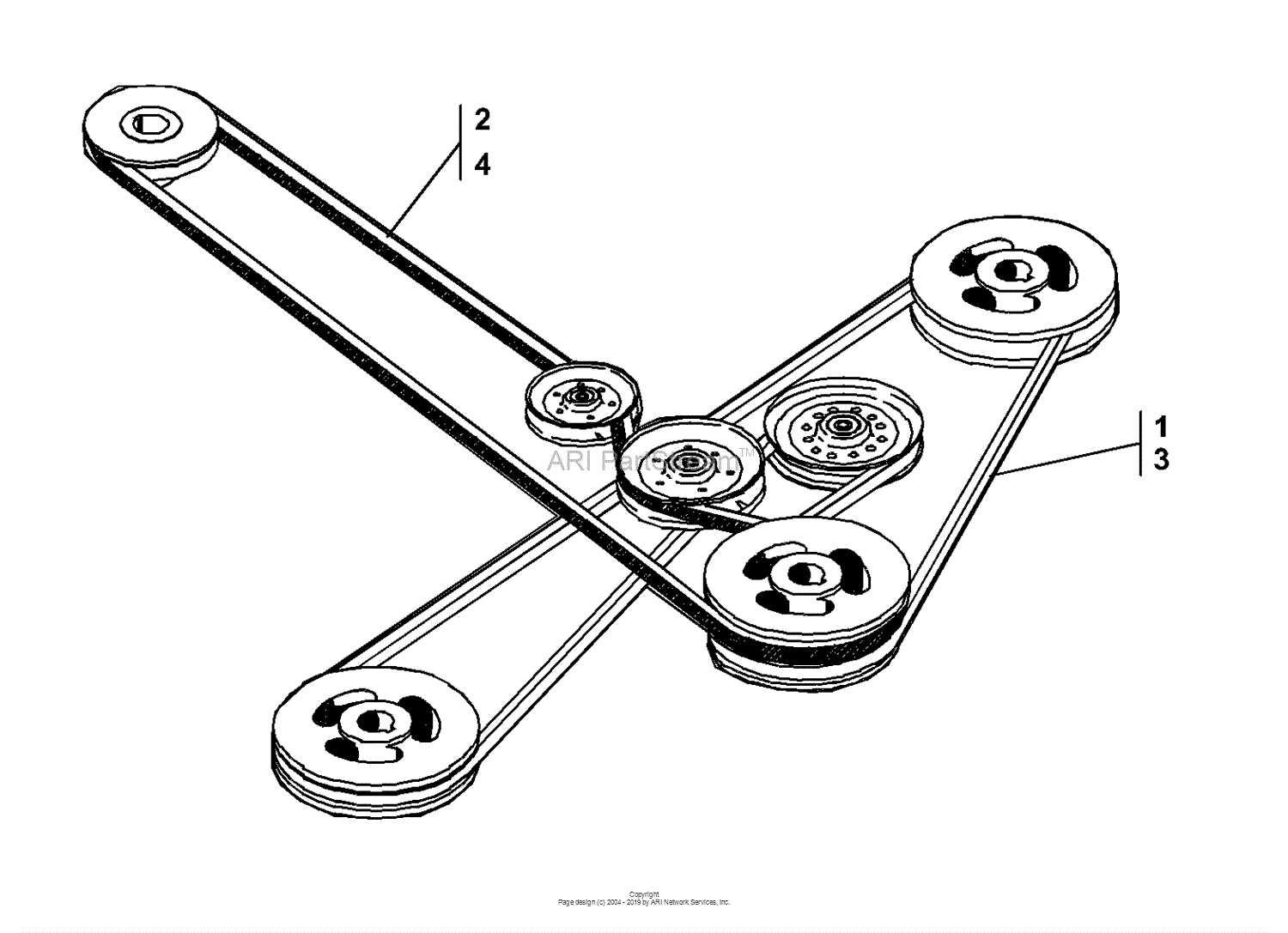 belt parts diagram