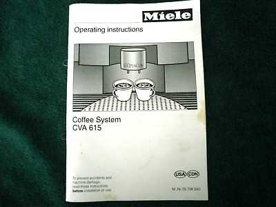 miele cva615 parts diagram