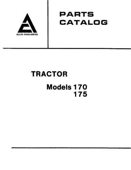 allis chalmers 175 parts diagram