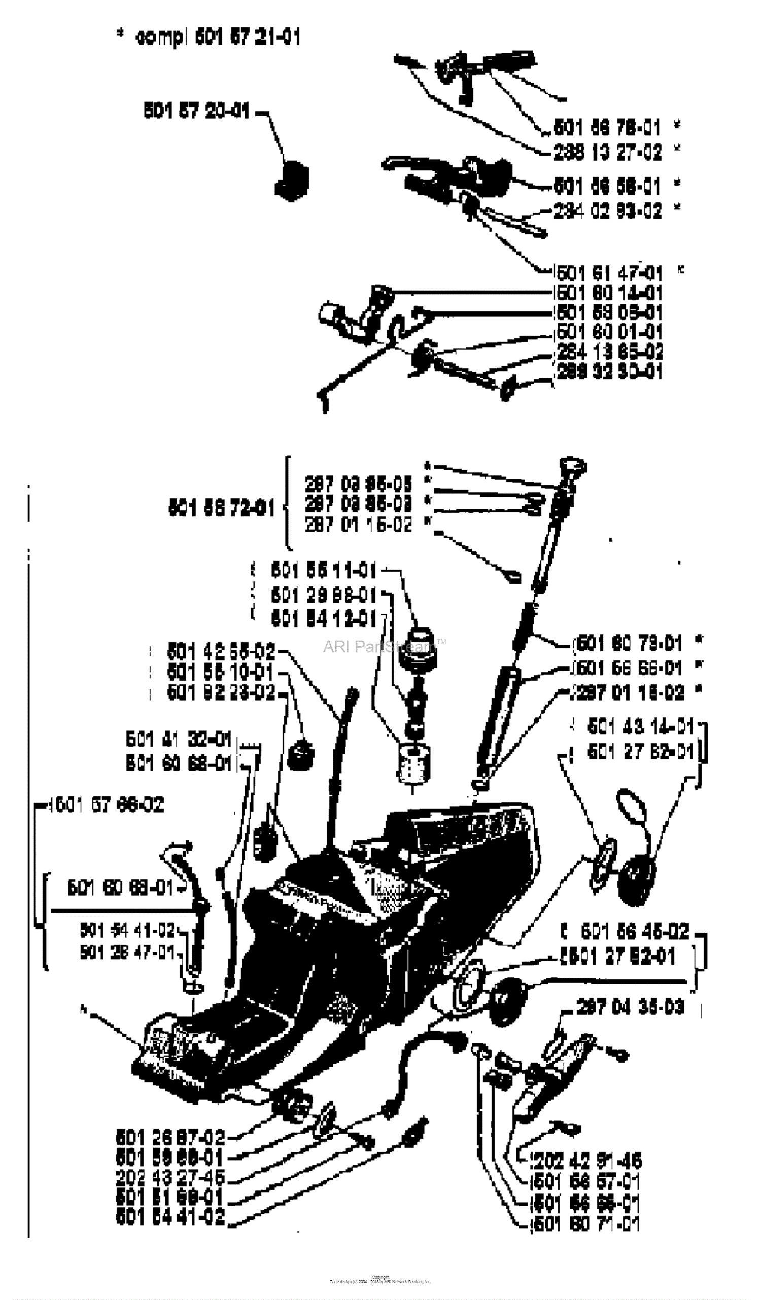 husqvarna 2100cd parts diagram