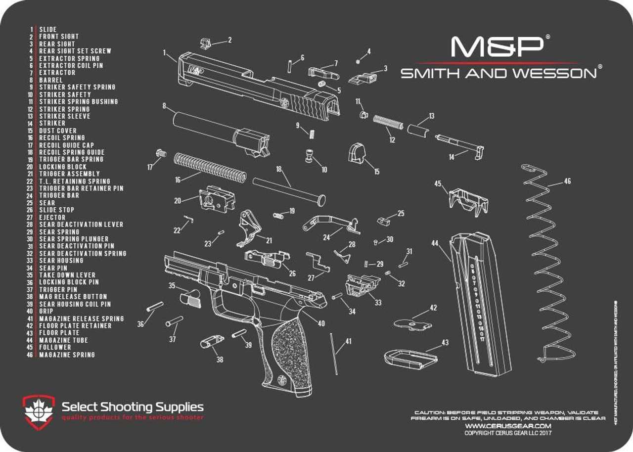 m&p 22 parts diagram