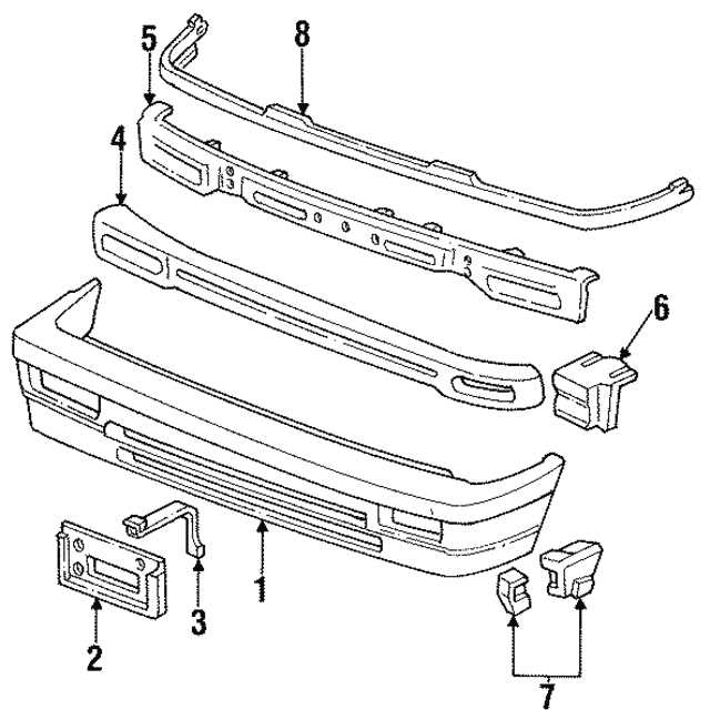 honda civic front end parts diagram