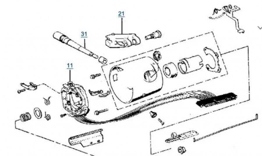 jeep yj steering parts diagram