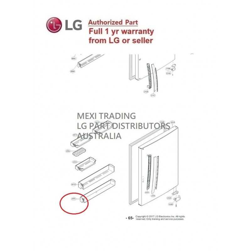 lg lfc23760st parts diagram