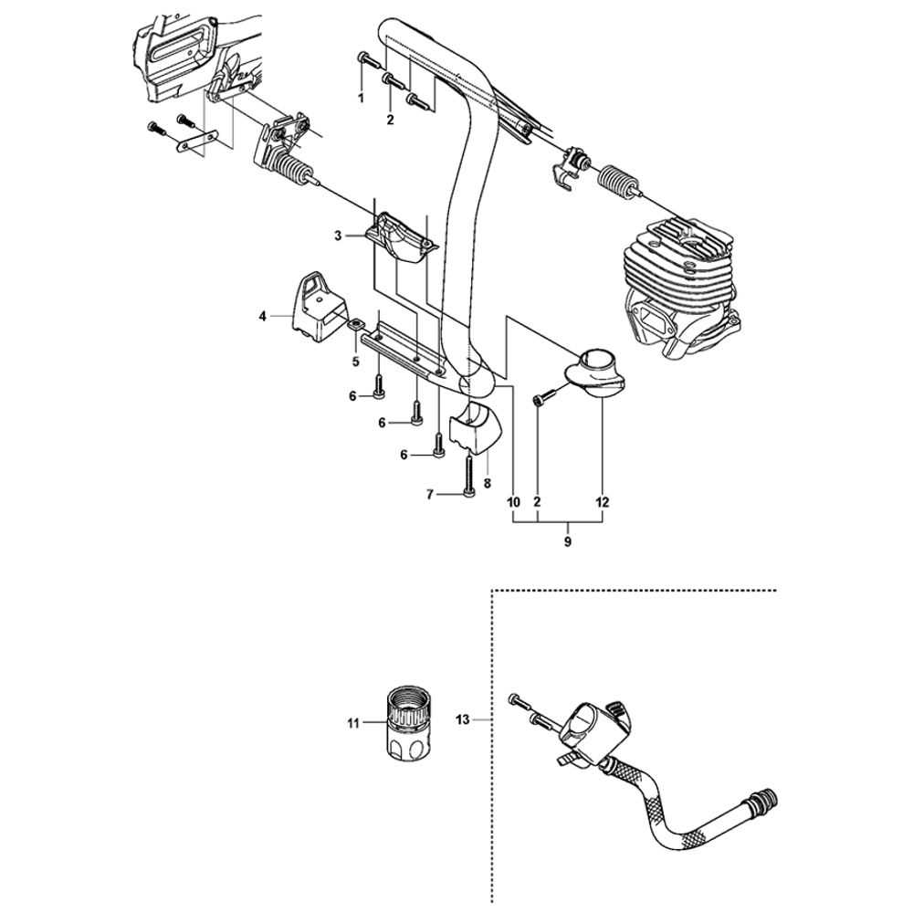 husqvarna k760 parts diagram