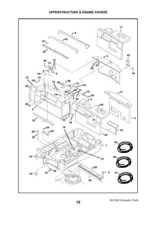 bobcat mini excavator parts diagram