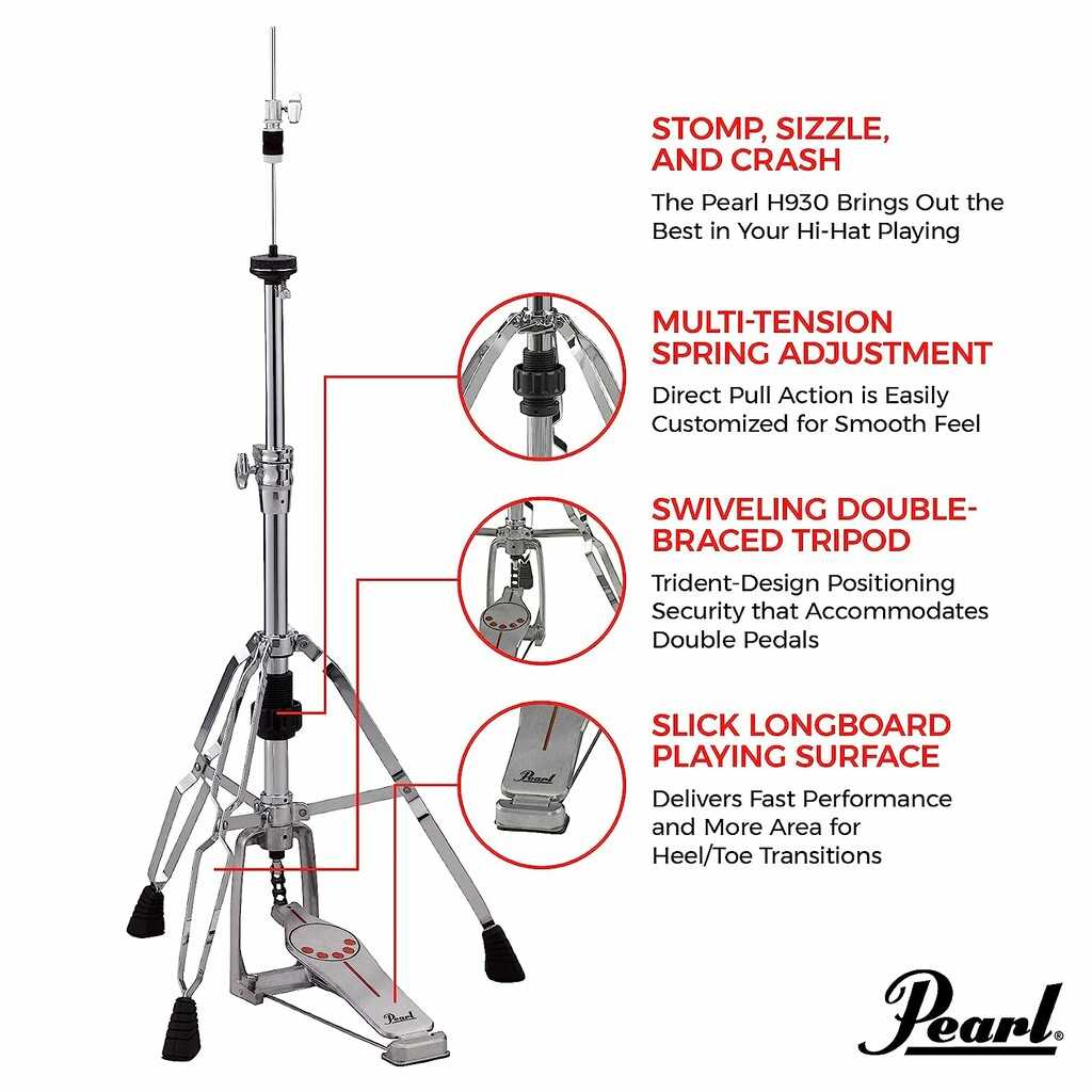 hi hat stand parts diagram