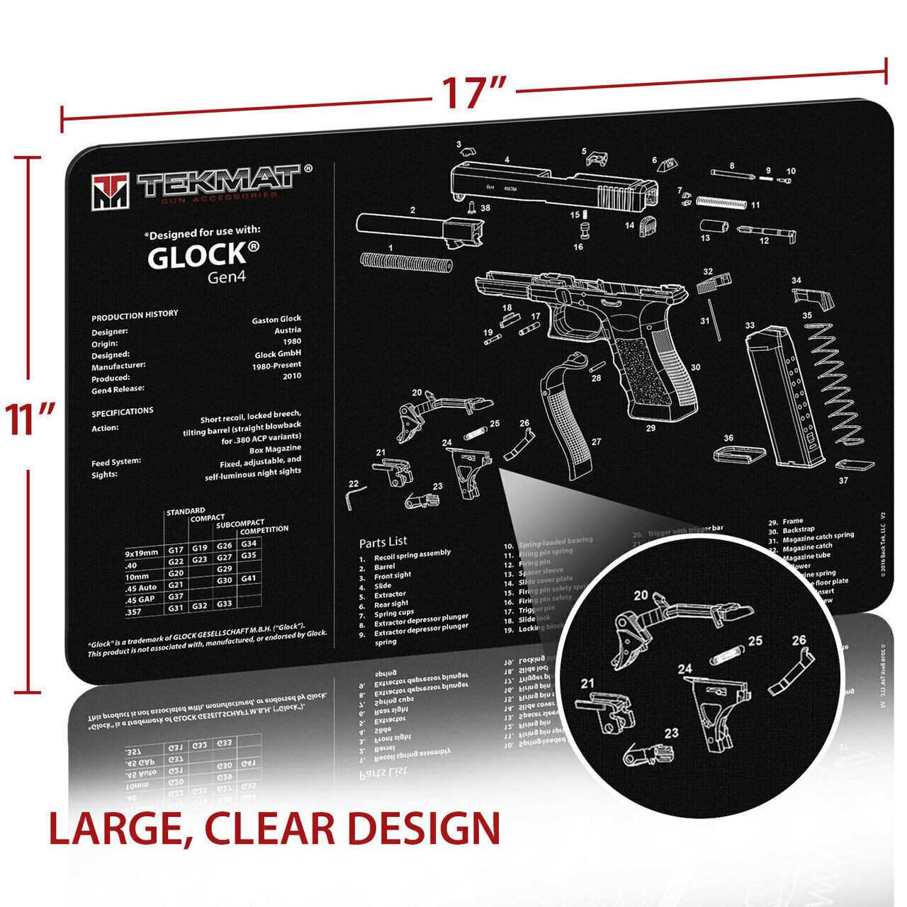 glock trigger parts diagram