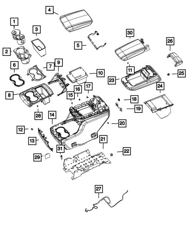 jeep grand cherokee body parts diagram