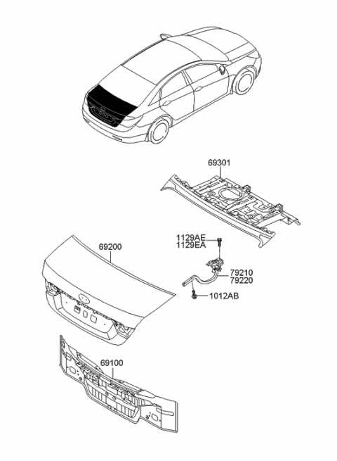 2014 hyundai sonata parts diagram