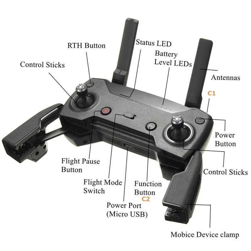 dji spark parts diagram