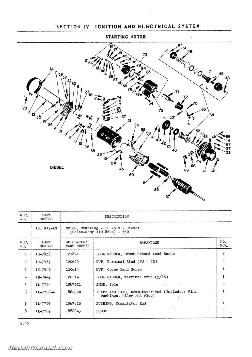 oliver 550 parts diagram