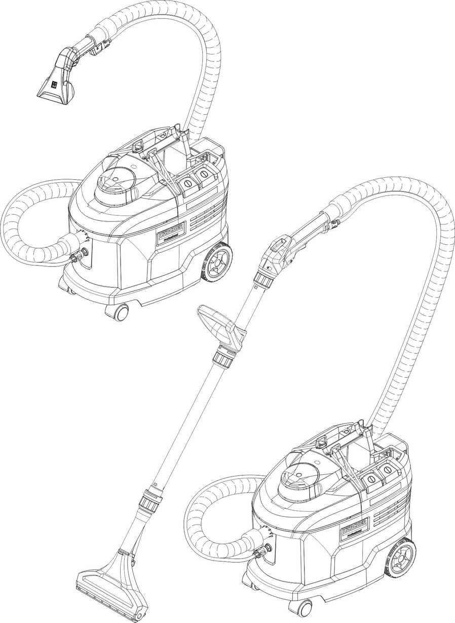 karcher window vac parts diagram