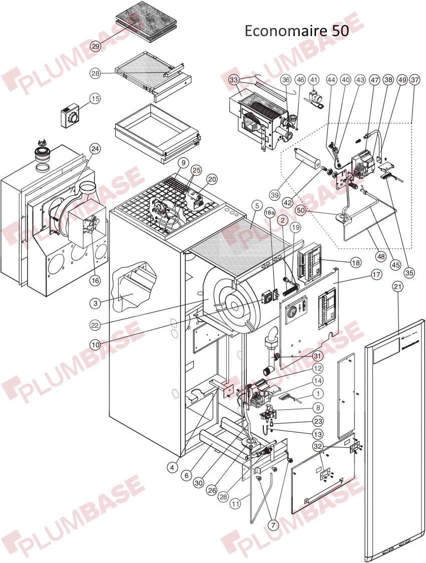 coleman furnace parts diagram